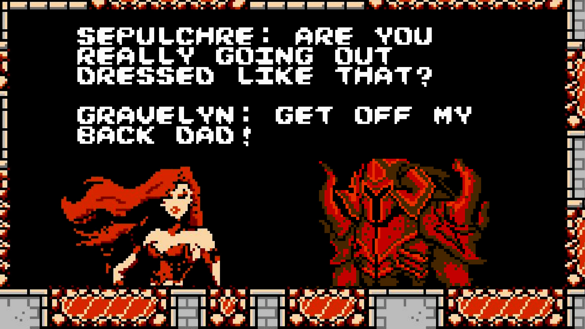 8-Bit Gravelyn and Sepulchure for the NES
