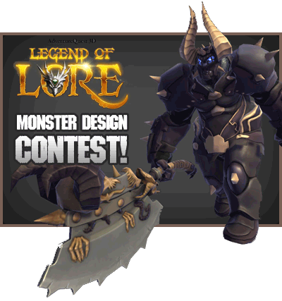 Design Contest on Aq3d  Monster Design Contest