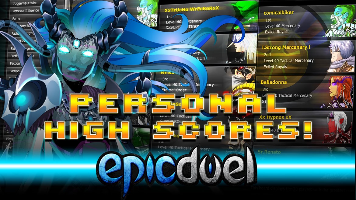 Personal High Scores