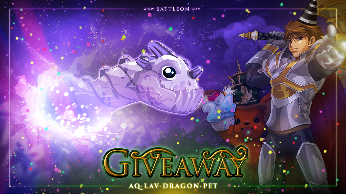 Celebrate 24 Years of BattleOn with an exclusive FREE pet & BONUS Z-Tokens!