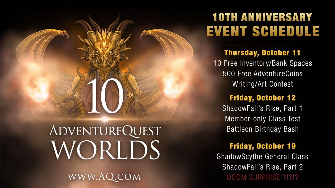 AQWorlds 10th Birthday