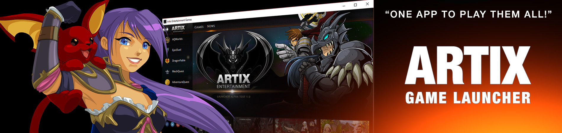Play your favorite classic Artix Entertainment Games on the Artix Launcher 