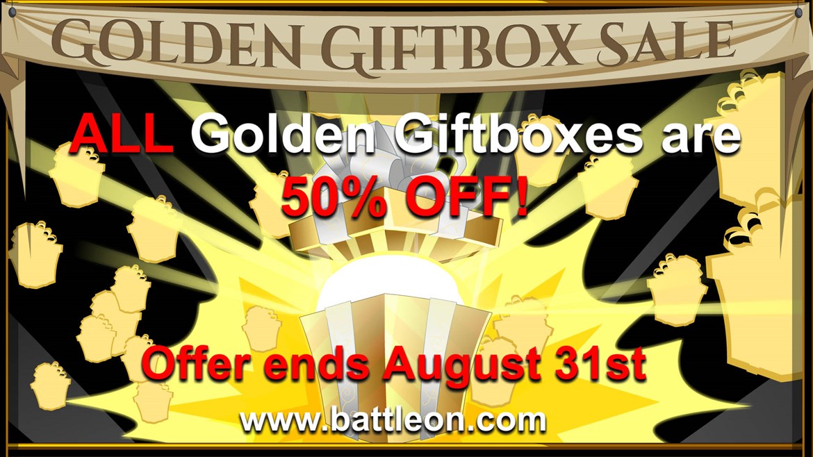 Golden Giftbox Sale