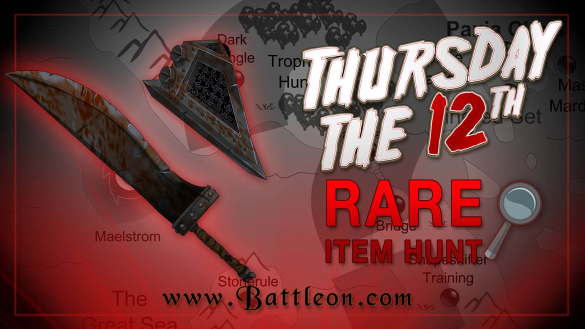 Thursday the 12th Rare Item Hunt