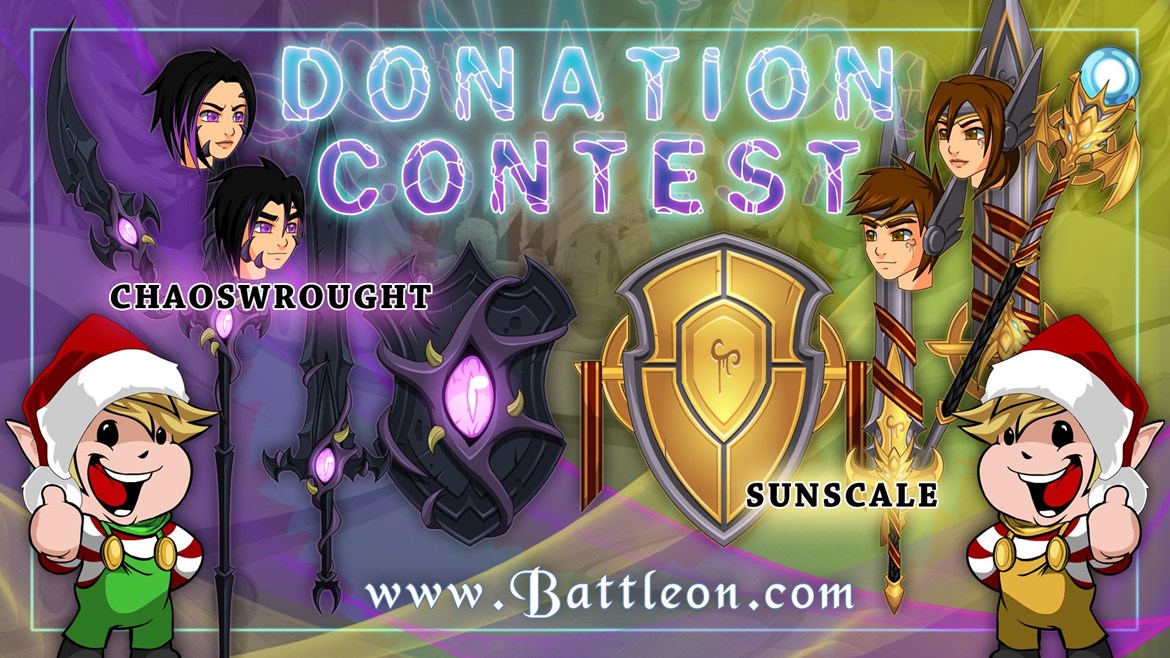 Donation Contest Begins