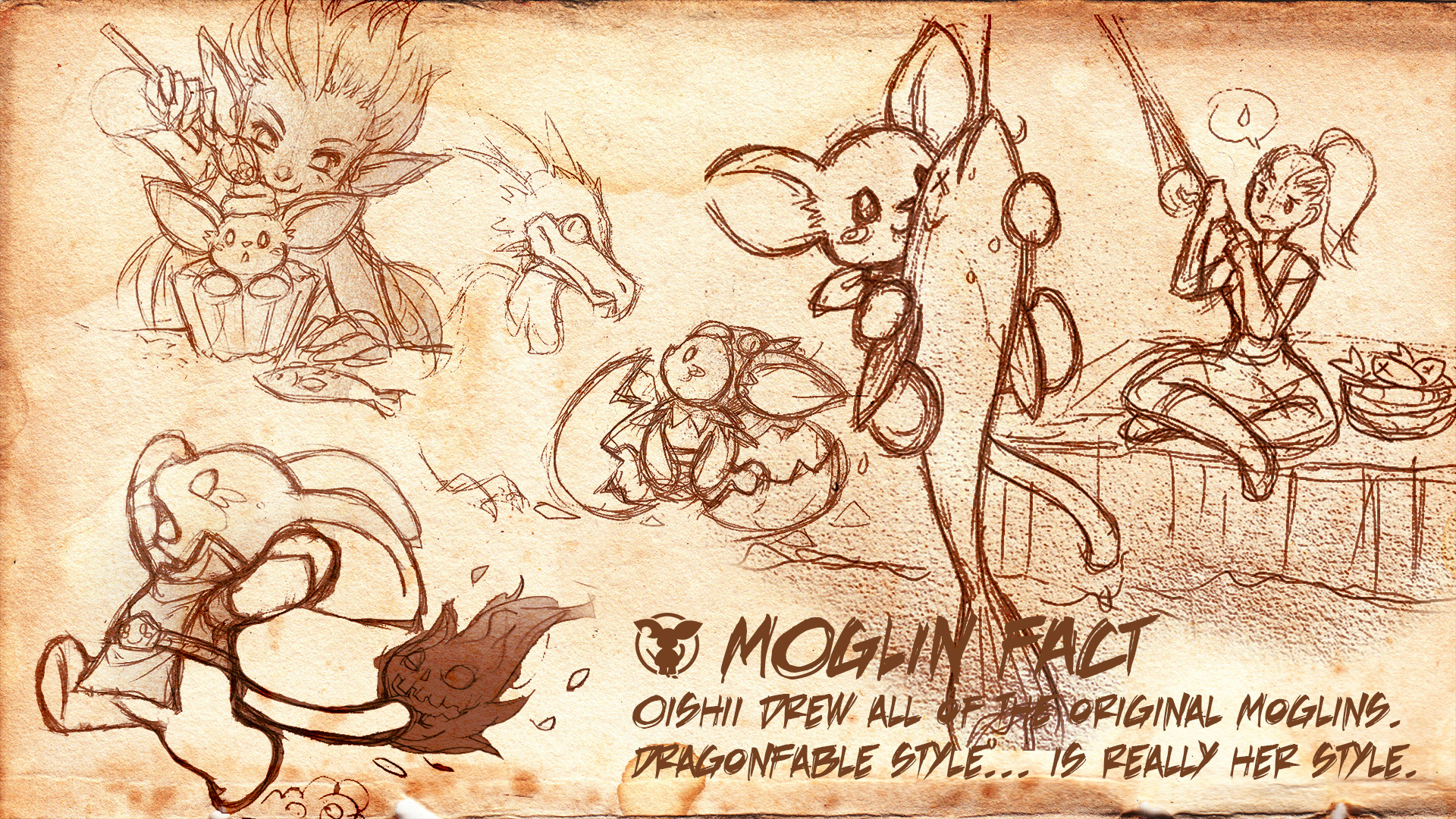 The Moglin style was created by Oishii... she drew all of the original Moglins