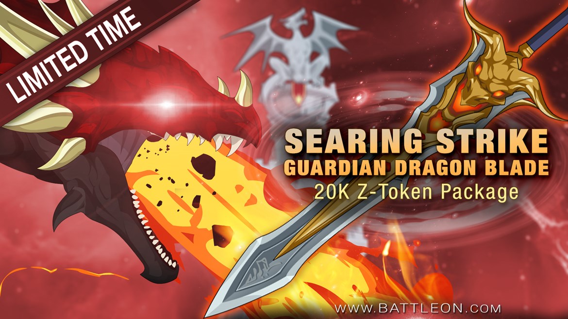 Searing Strike Guardian Dragon Blade Z-Token Package Bonus