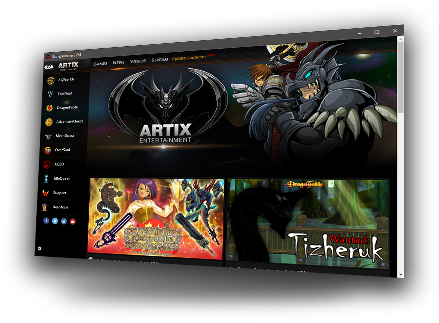 Launcher UI
