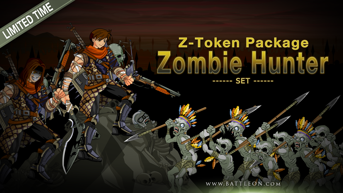 Zombie Hunter and Mogloween Spirit Z-Token Packages