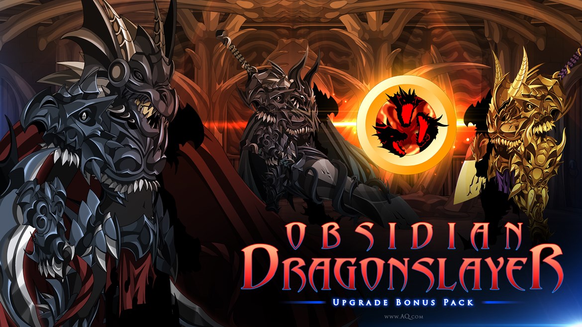 Aqw Obsidian Robe Obsidian DragonSlayer Bonus Set on Artix Entertainment