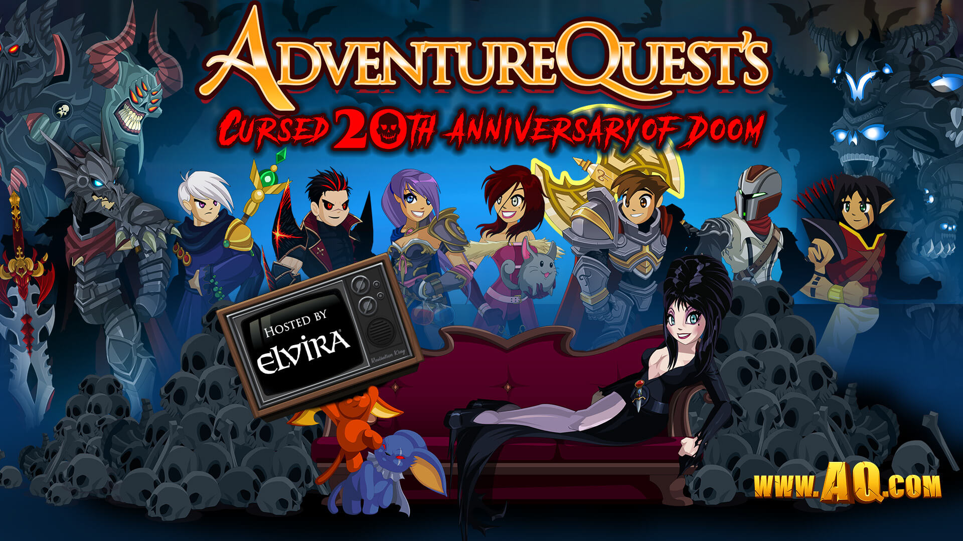 Elvira in AQWorlds