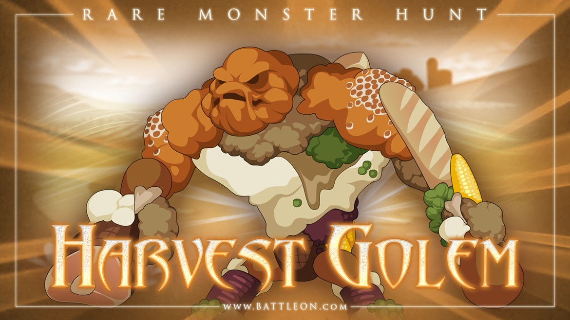 Rare Monster Hunt - Harvest Golem