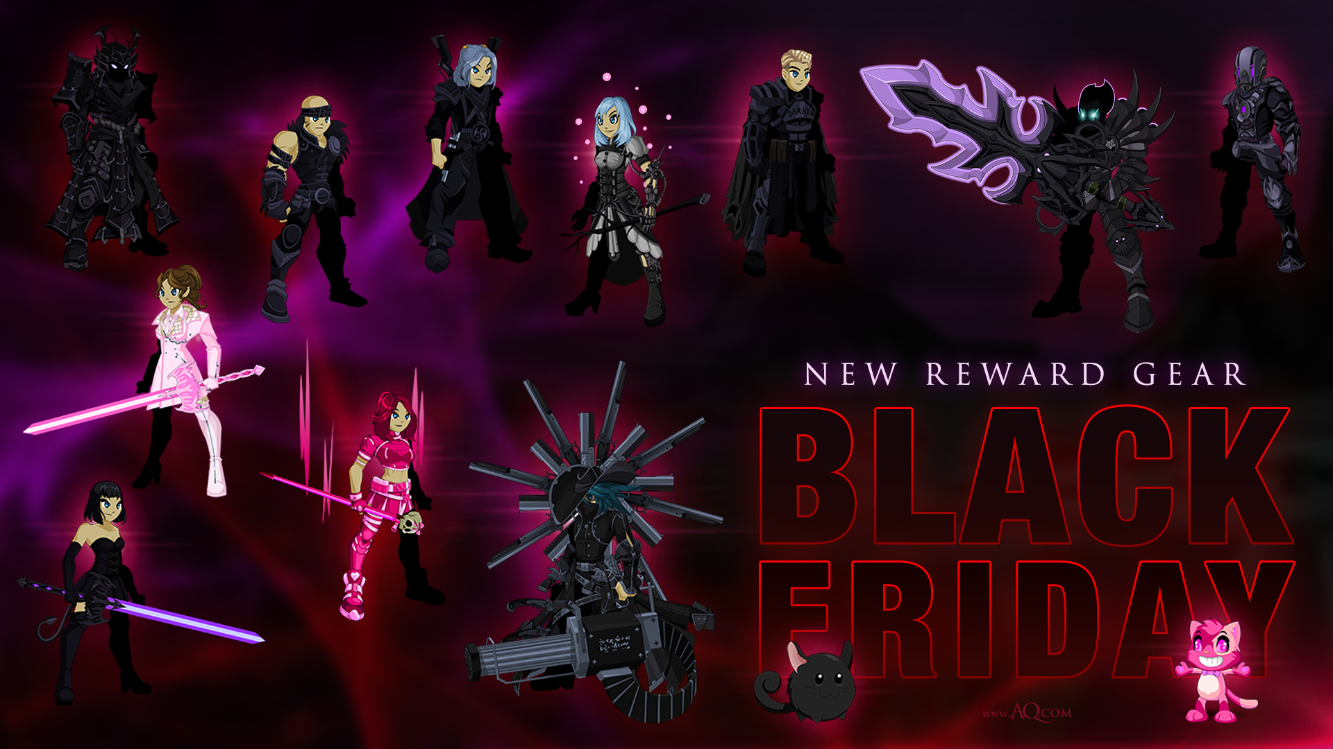 AQW - Black Friday Ebony DragonBlade of Nulgath Guide 