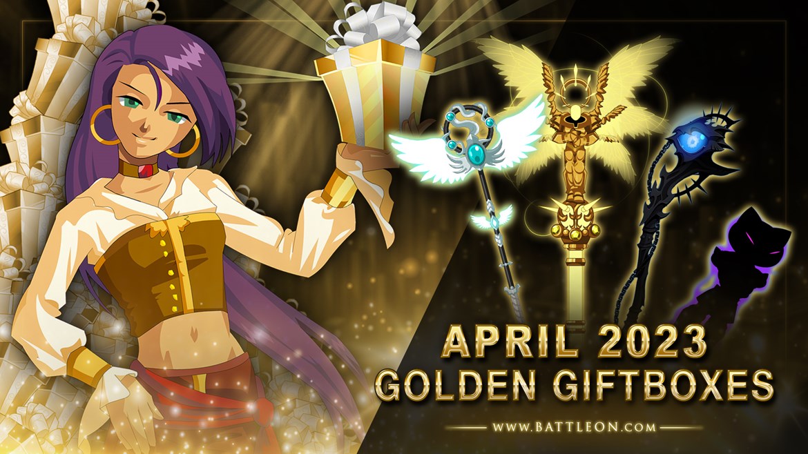 NEW! April 2023 Golden Giftboxes + Ivory Strider Memorial Gear + Staff Birthday Shop