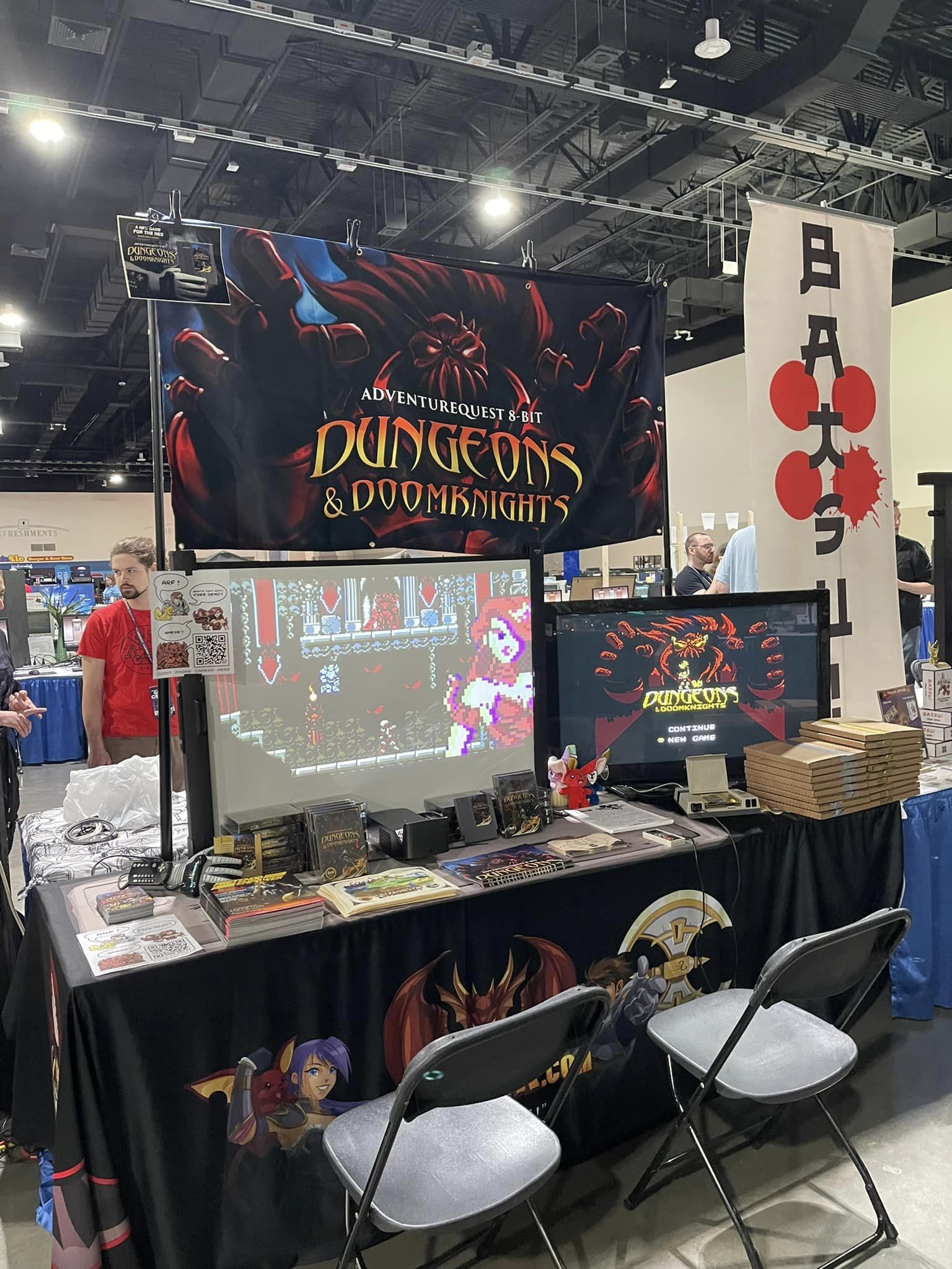Dungeons and DoomKnights booth at Midwest gaming classic