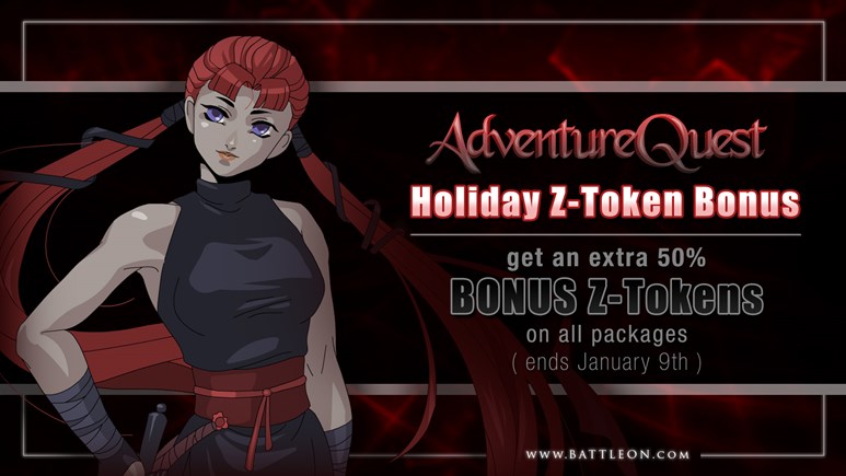 Bonus Point Token +50% Z-Token Bonus - FINAL WEEK on Artix Entertainment