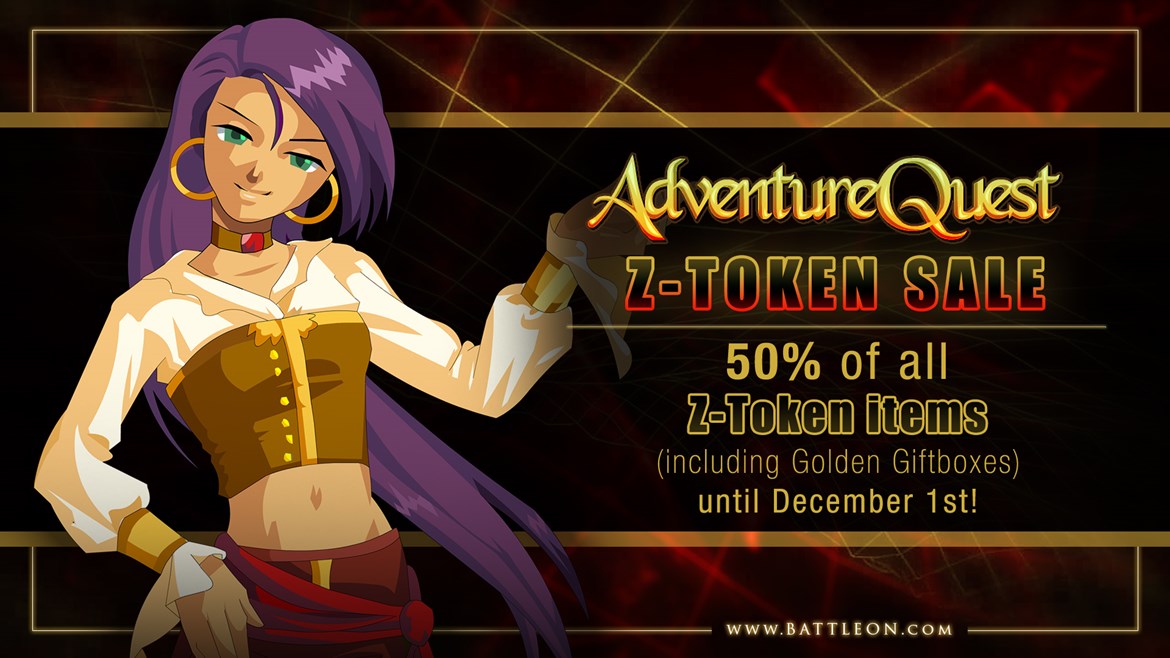 A Realm of Discounts – 50% Off Z-Token Equipment Sale!