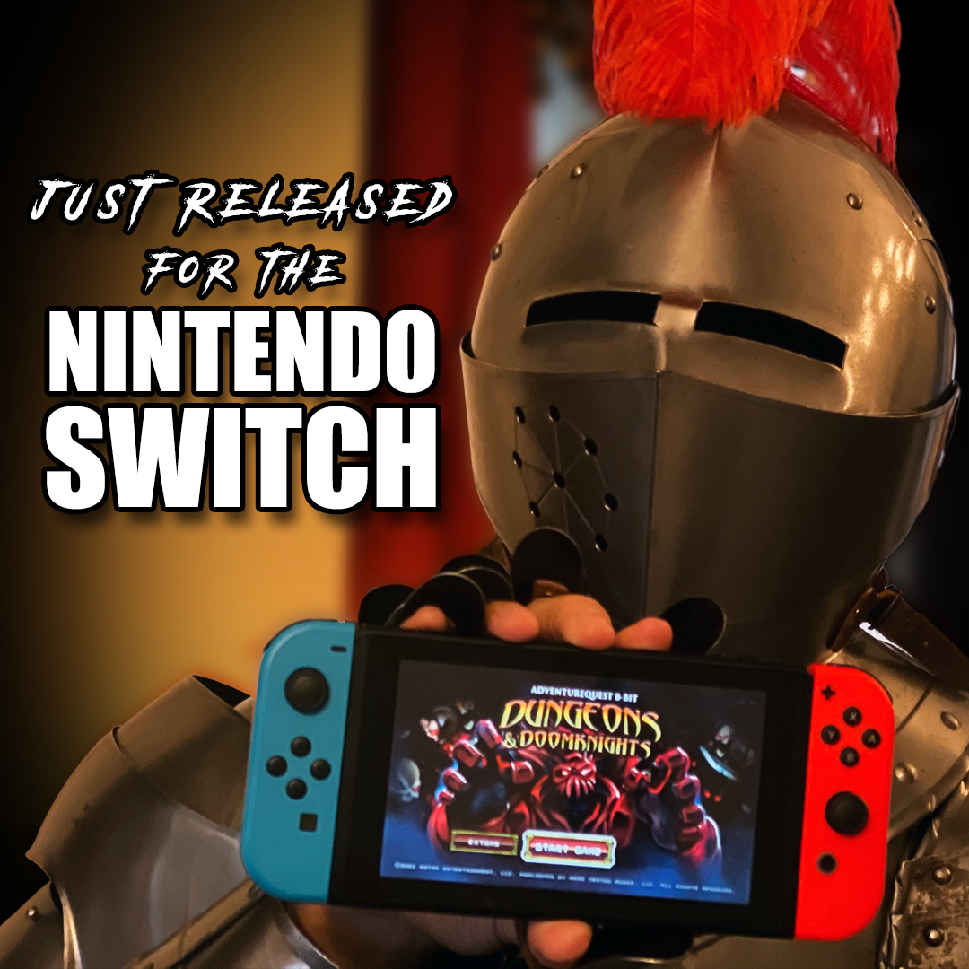Knight holds Dungeons and DoomKnights for the Ninitendo  Switch