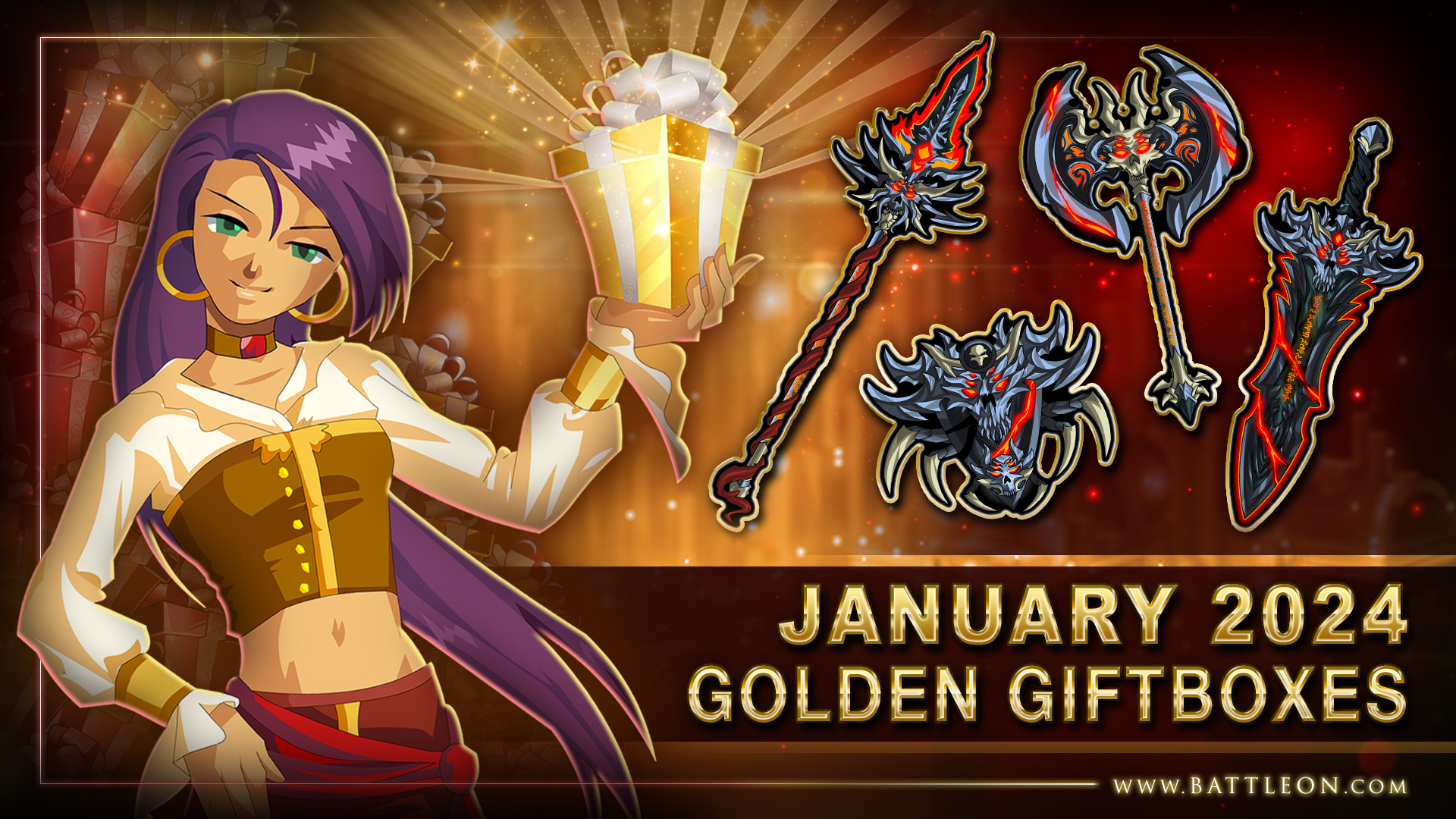 Vengence of Nulgath Golden Giftboxes on Artix Entertainment