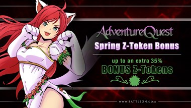 The Spring Z-Token Bonus is EARLY!