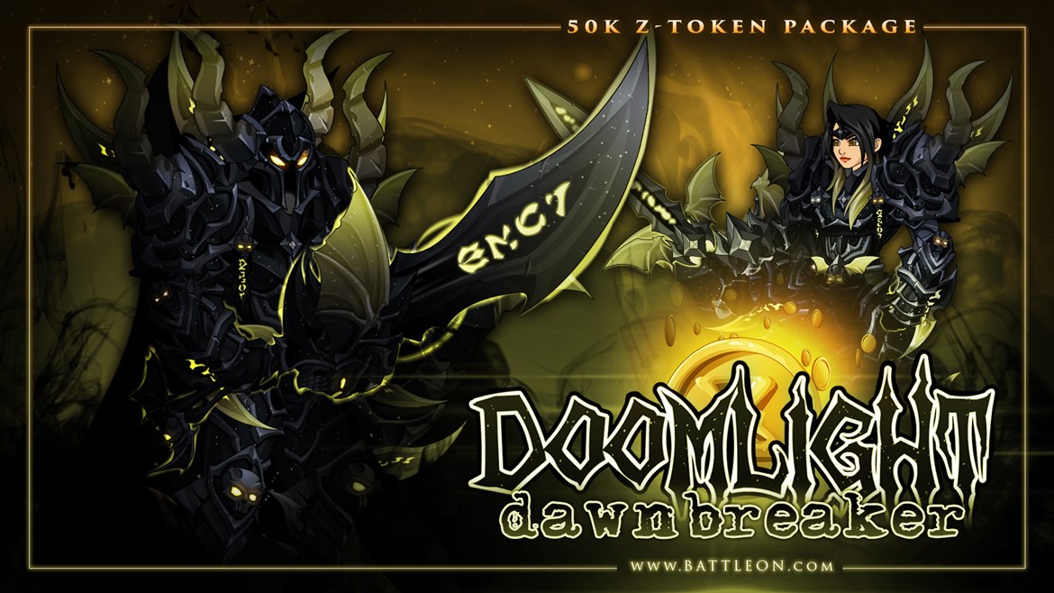 Dawnbreaker Doomlight Z-Token Package Bonus Set