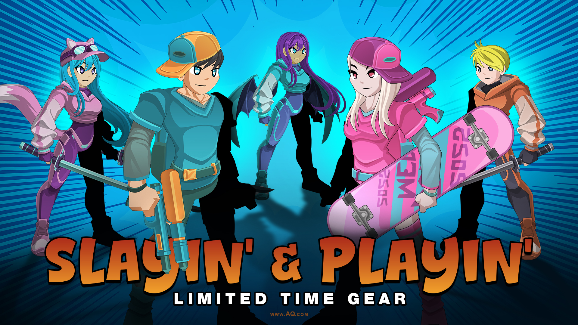 Playin' & Slayin' Gear on Artix Entertainment