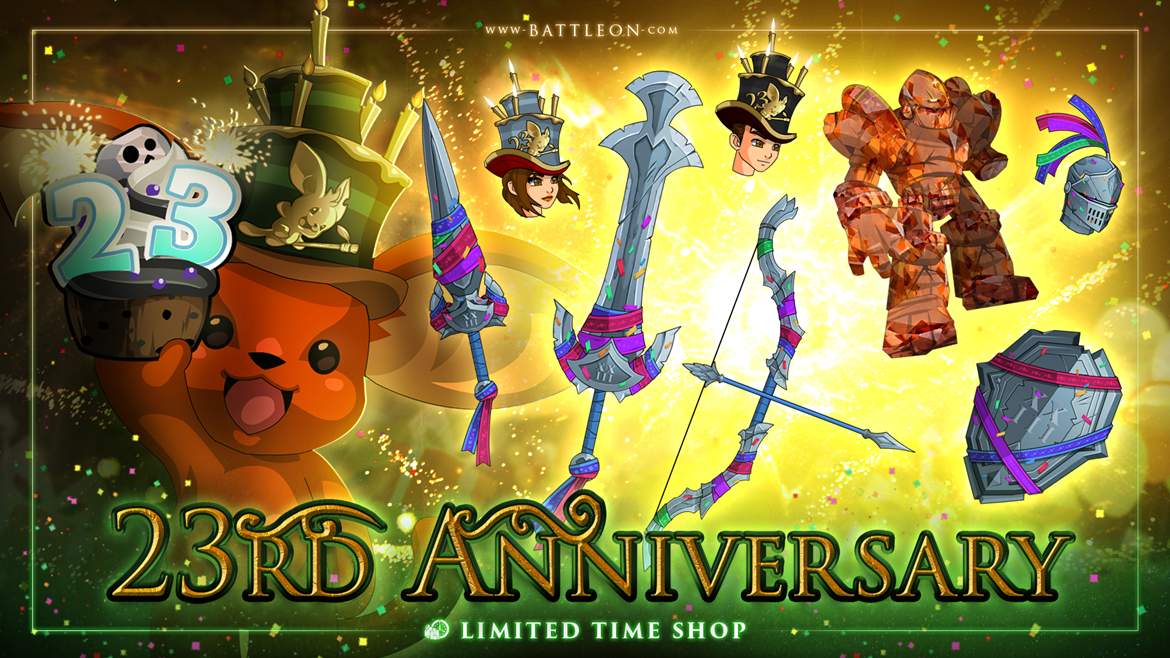 BattleOn for 23 Years - Claim Your Gift Inside!