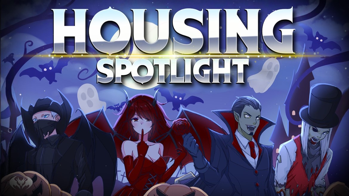 AQW Player Housing Spotlight Lucifer Pumpkin House