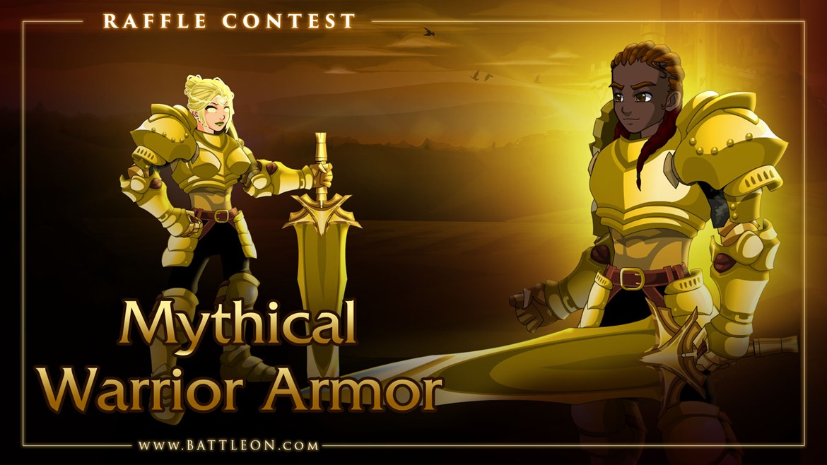 Mythical Warrior Armor Raffle Contest