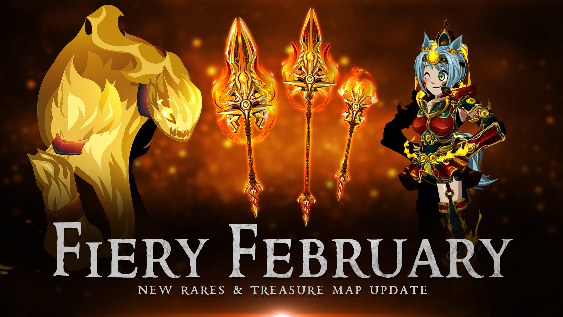 Fiery February Featured Gear on Artix Entertainment