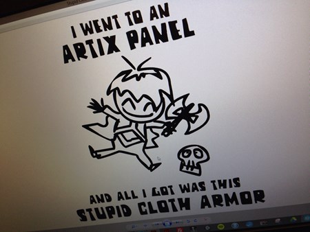 DragonCon shirt artix panel